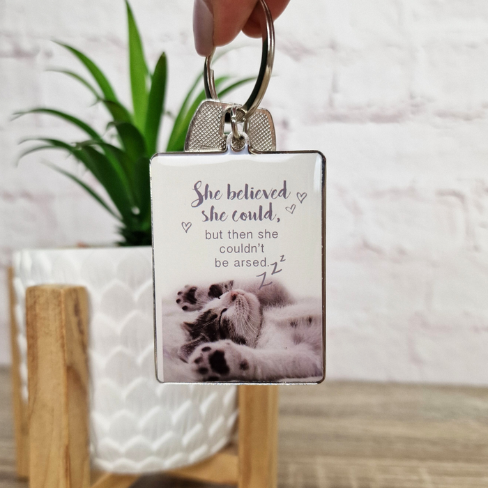 'She believed she could' Keyring