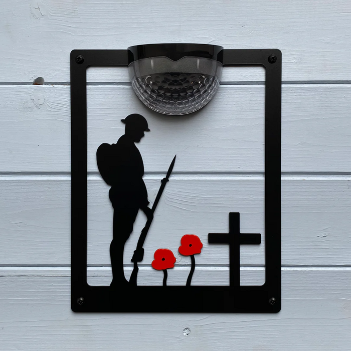 IMPERFECT- Remembrance Solar Light Wall Plaque (Right Facing)