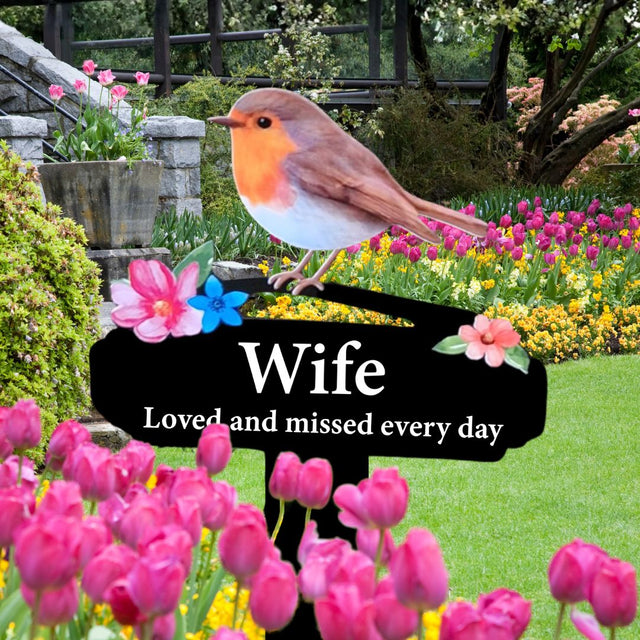 'Wife' Large Robin Pot Stake