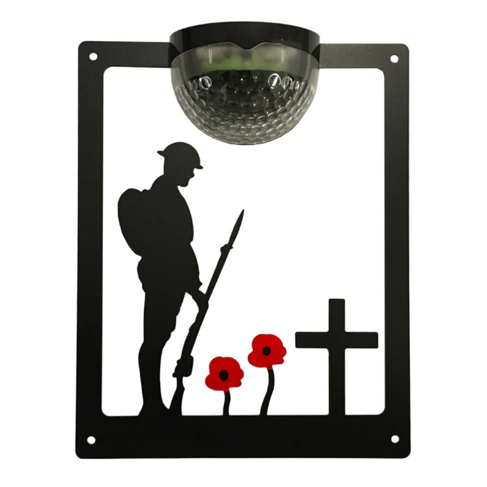 IMPERFECT- Remembrance Solar Light Wall Plaque (Right Facing)