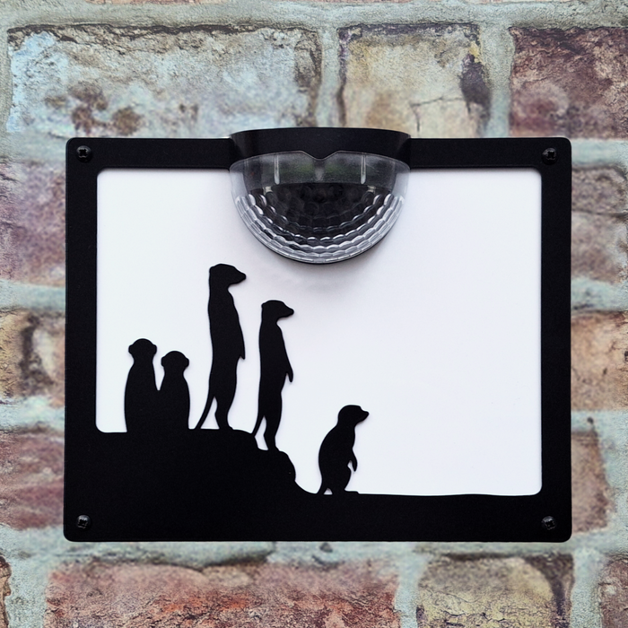 Meerkat Solar Light Wall Plaque