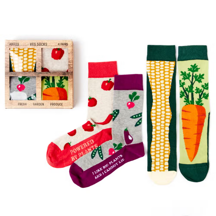 Veggie Unisex Socks Gift Set