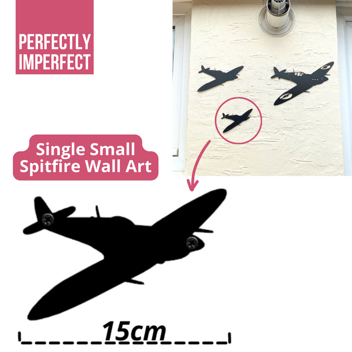 IMPERFECT- Single Small Spitfire Wall Art