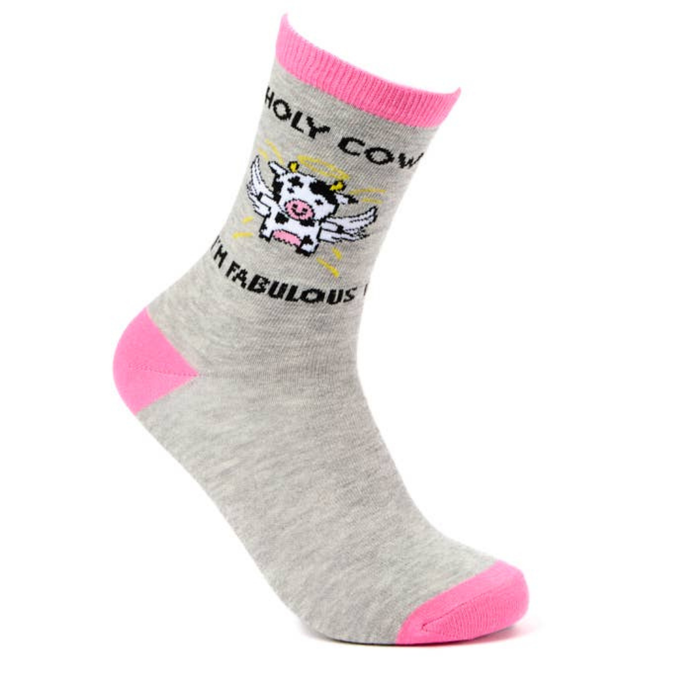 Ladies Holy Cow Socks