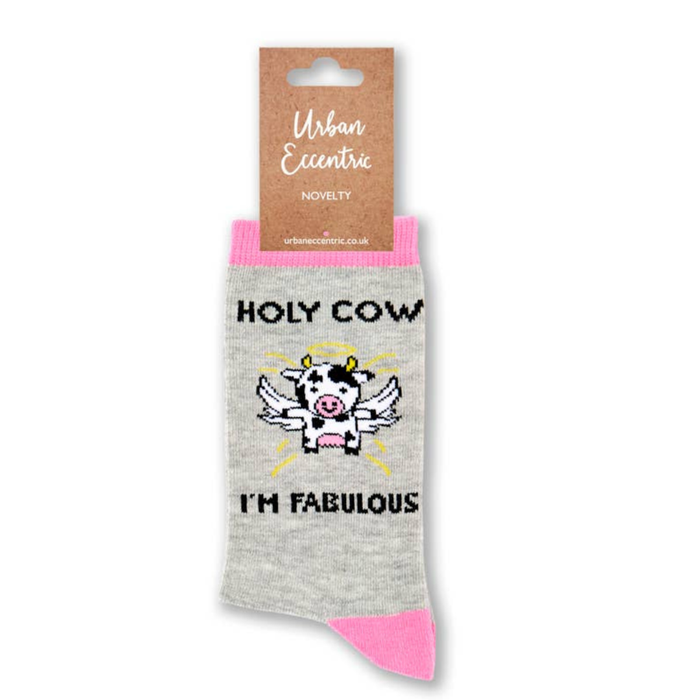 Ladies Holy Cow Socks