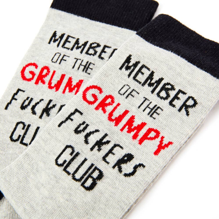 Unisex Member Of The Grumpy F*ckers Club Socks
