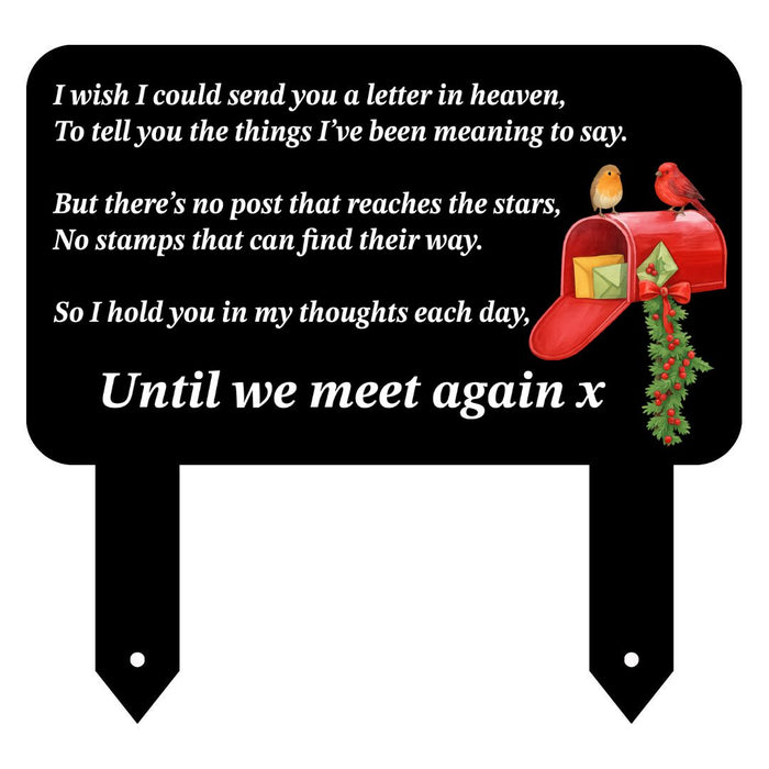 'Until We Meet Again' Robin Large Stake