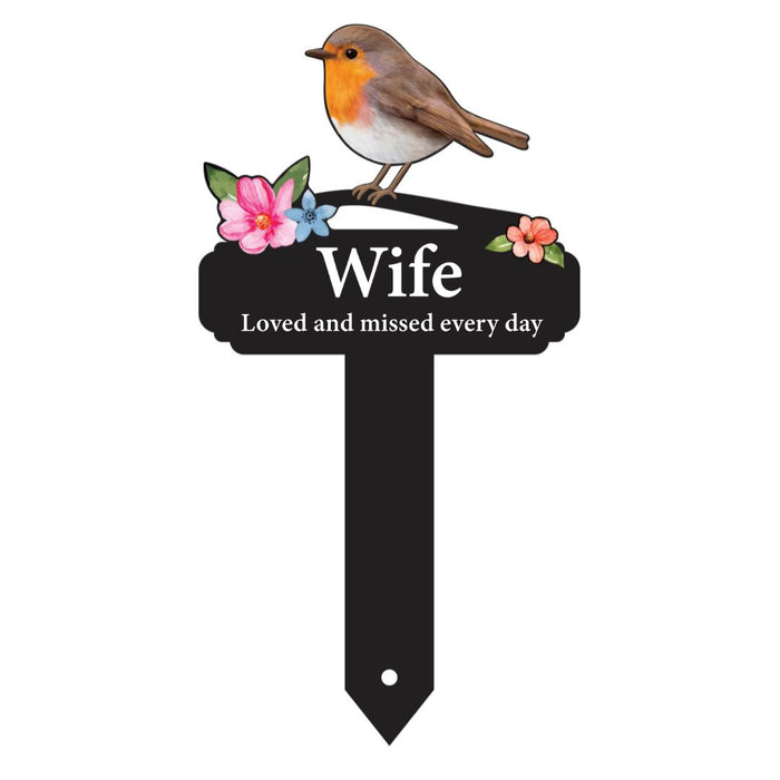 'Wife' Large Robin Pot Stake