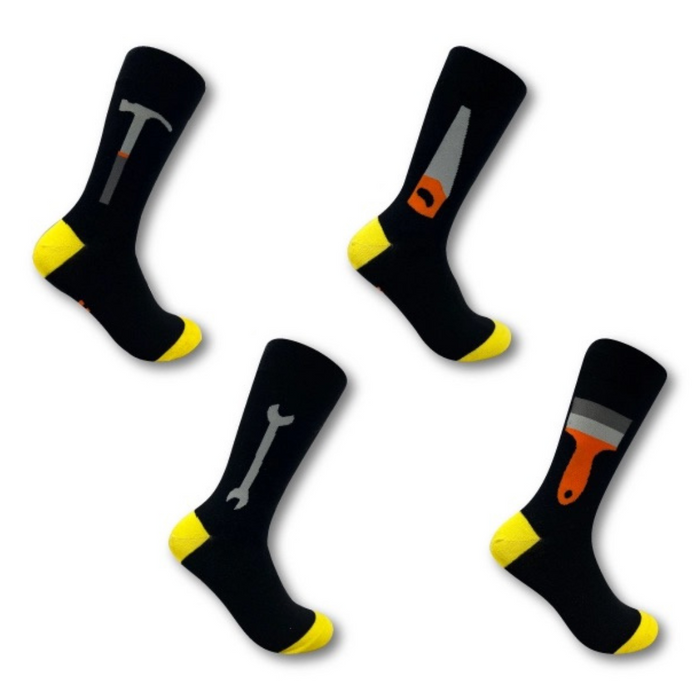 Mens Tool Box Socks Gift Set