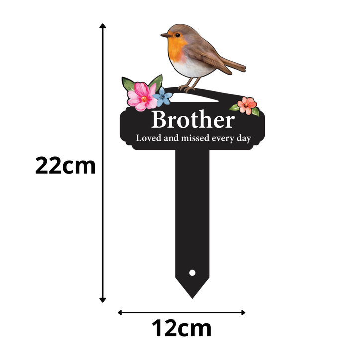 IMPERFECT - 'Brother' Large Robin Pot Stake