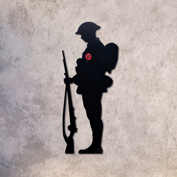 Remembrance Soldier Wall Art 30cm