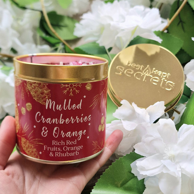Mulled Cranberries and Orange Candle