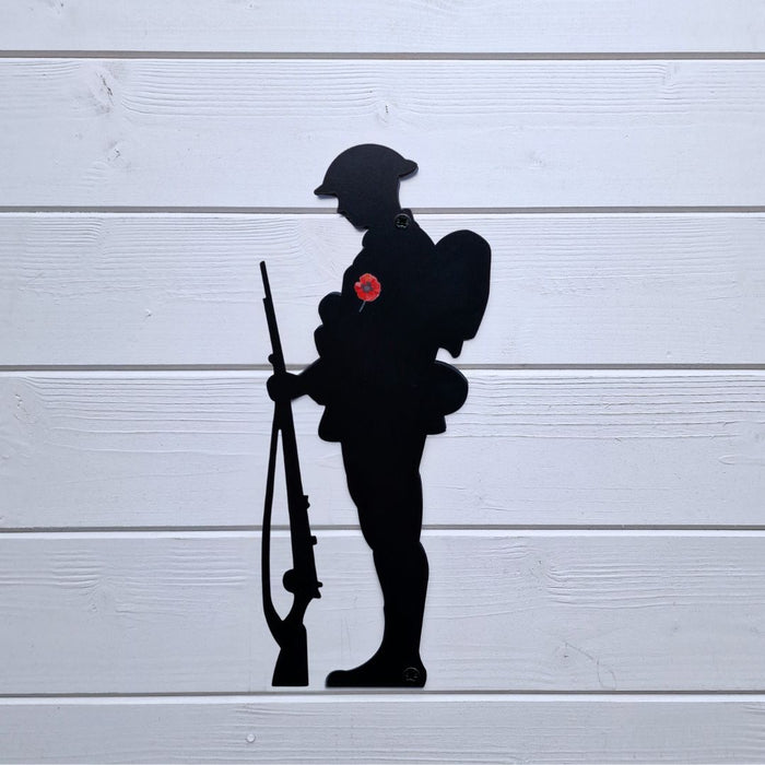 Remembrance Soldier Wall Art 30cm