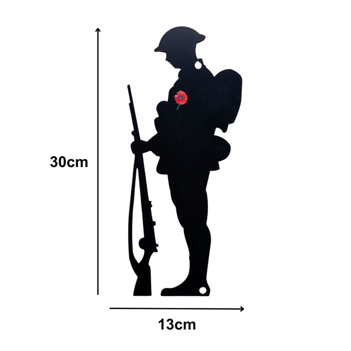 Remembrance Soldier Wall Art 30cm