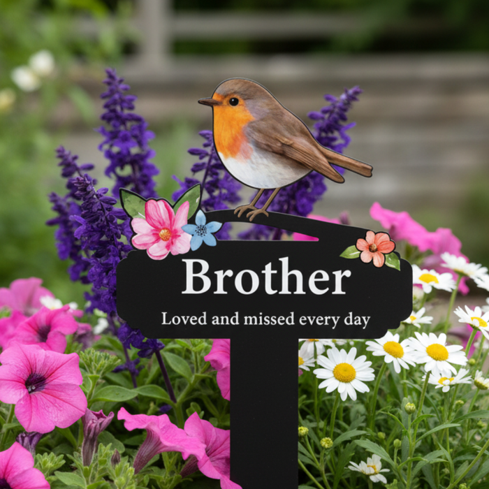 IMPERFECT - 'Brother' Large Robin Pot Stake