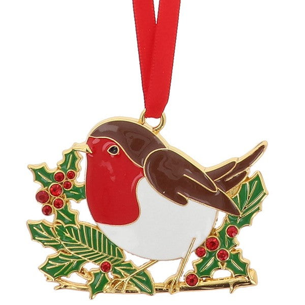 Xmas Treasures Cute Robin