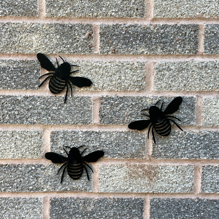 Set of 3 Bees Wall Art