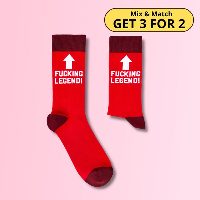 Unisex Red Legend Socks