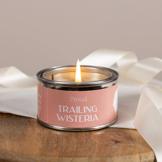 Trailing Wisteria Paint Pot Candle