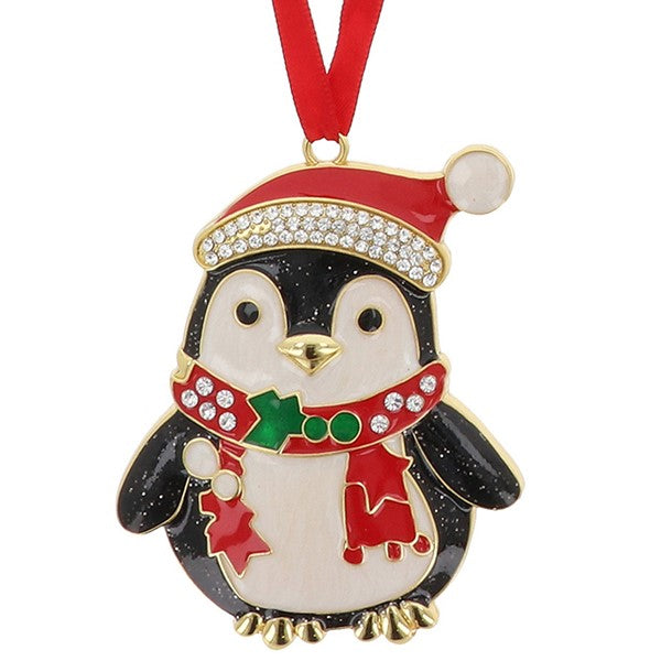 Gift boxed Xmas Treasures Festive Penguin