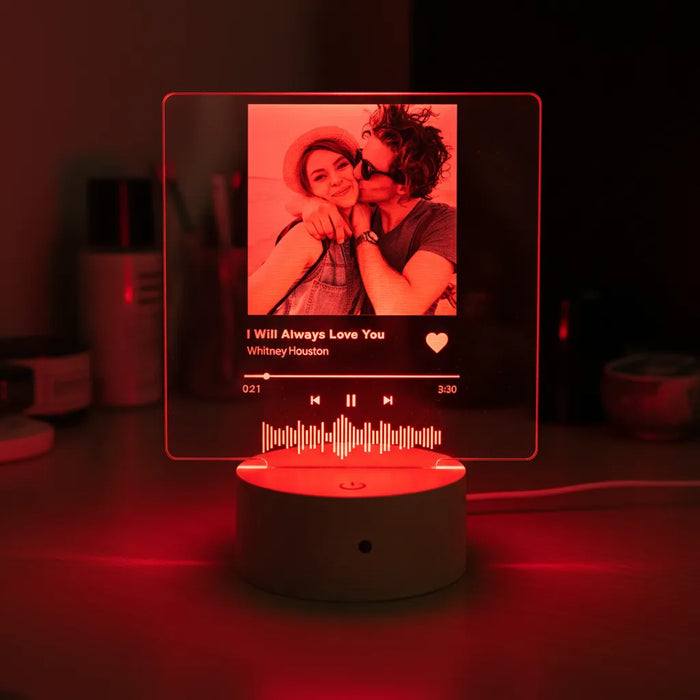 Music Player LED Night Light (You Can Personalise Me!)