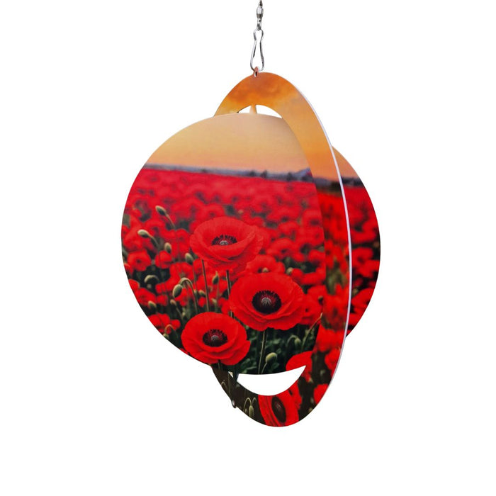 Poppy Hanging Silhouette Orbit Spinner (Spins at Fixed 90°)