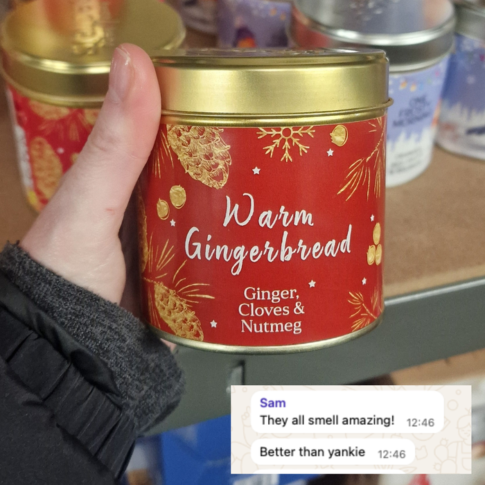 Warm Gingerbread Candle