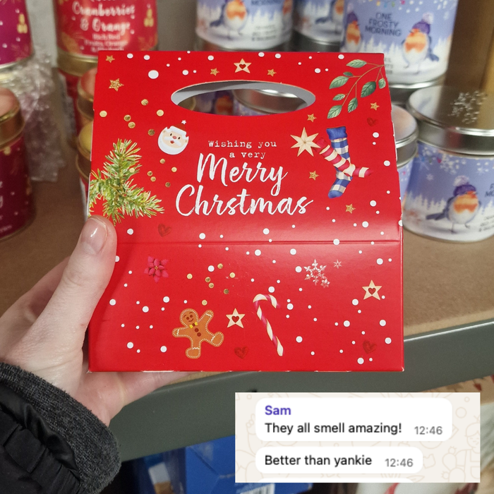 The Red One - Duo - Merry Christmas / Happy New Year Candle