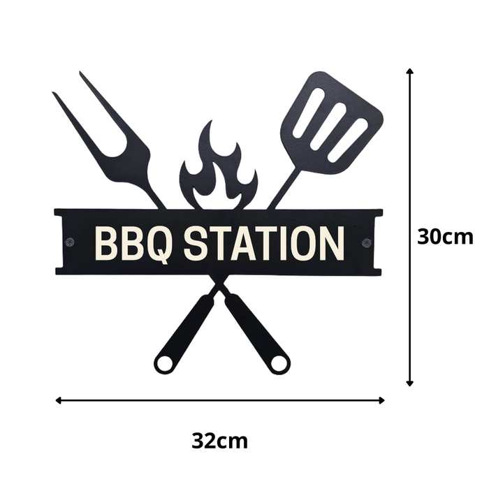 BBQ Station Sign