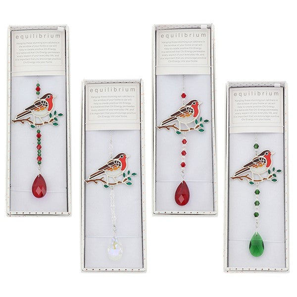 Robin Colourful Suncatcher - 4 to choose from