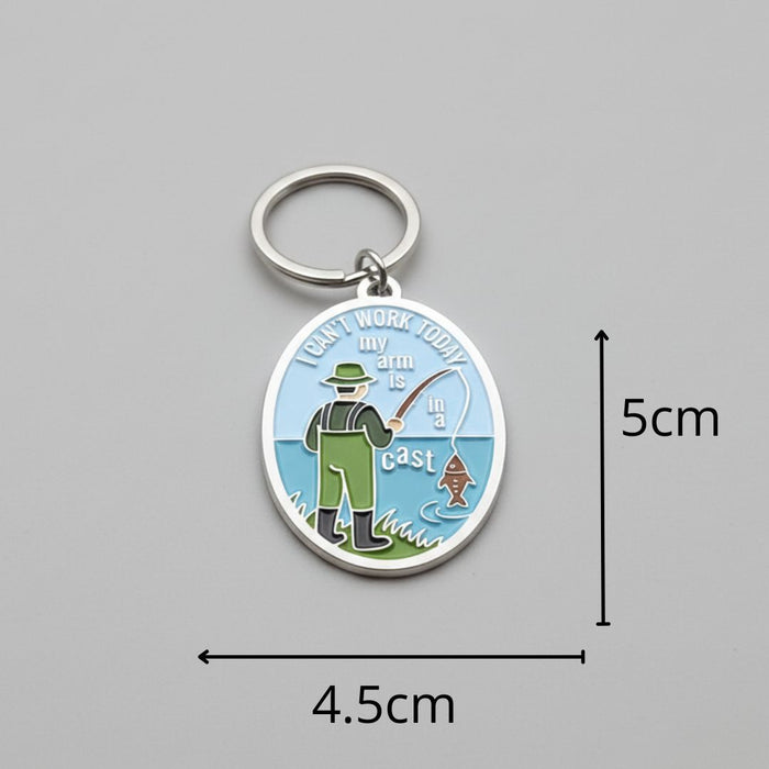 Fishing Keyring
