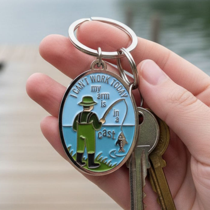 Fishing Keyring