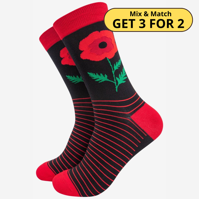 Men's Poppy Bamboo Socks