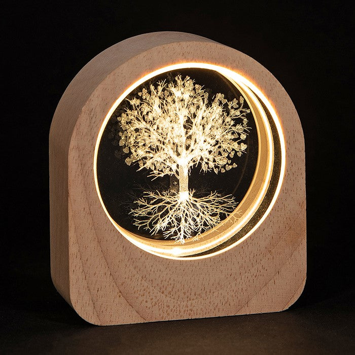 Laser Art LED Disc Tree of Life