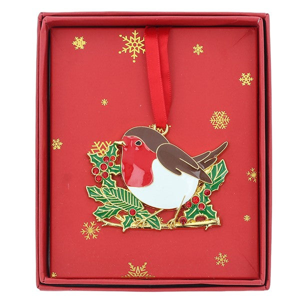 Xmas Treasures Cute Robin