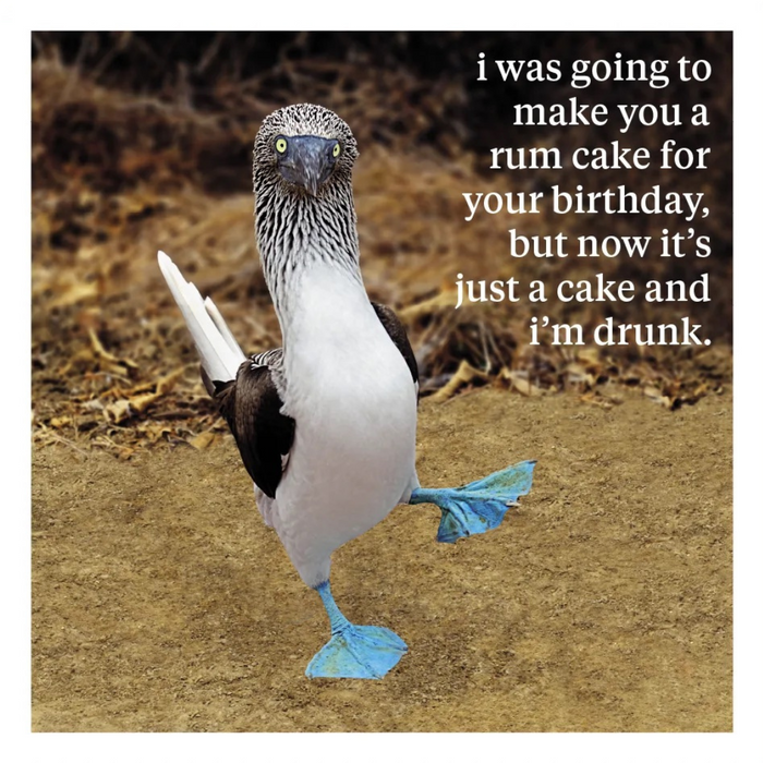 'Rum Cake' Birthday Card