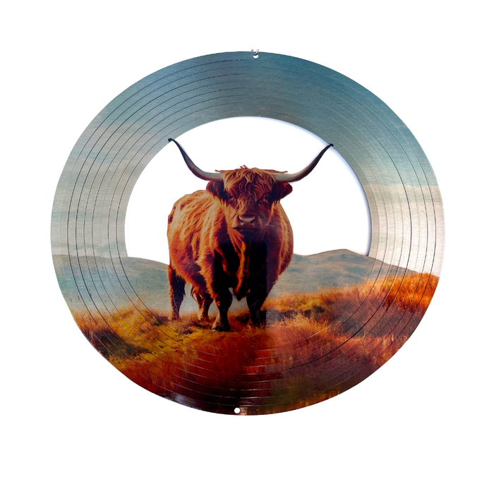 Highland Cow Wind Spinner (Small or Large)