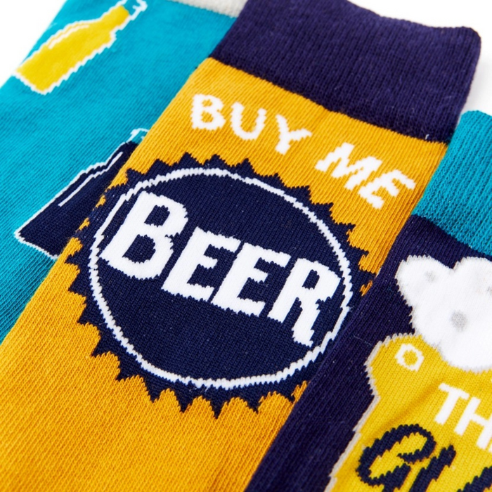 Beer Socks Gift Set of 3