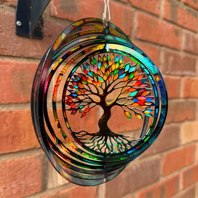 Multicolour Tree Of Life Wind Spinner (Small or Large)