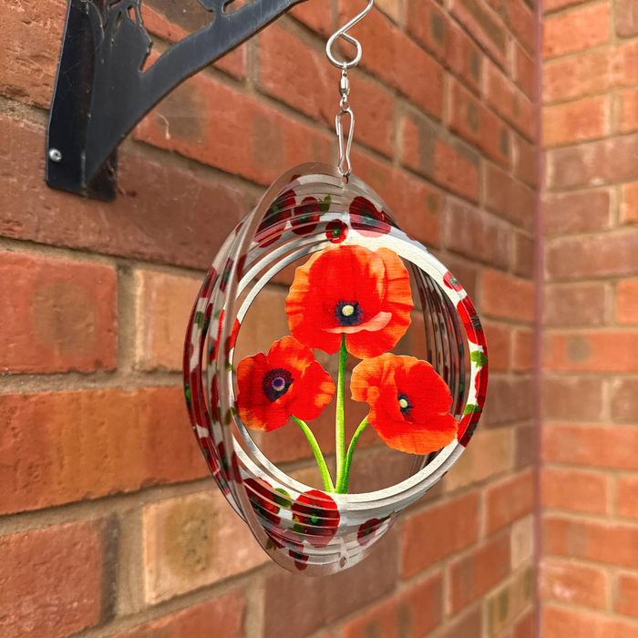 Poppy Wind Spinner (Small or Large)