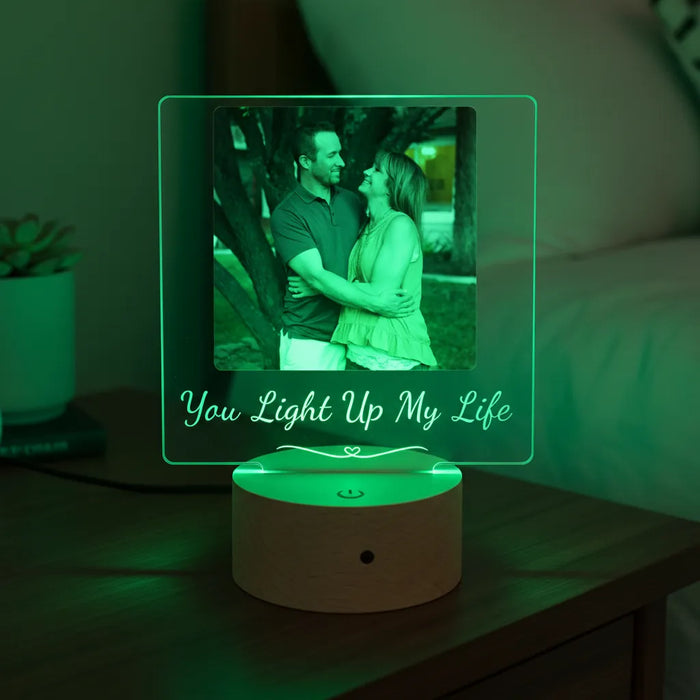 'You Light Up My Life' LED Night Light (You Can Personalise Me!)