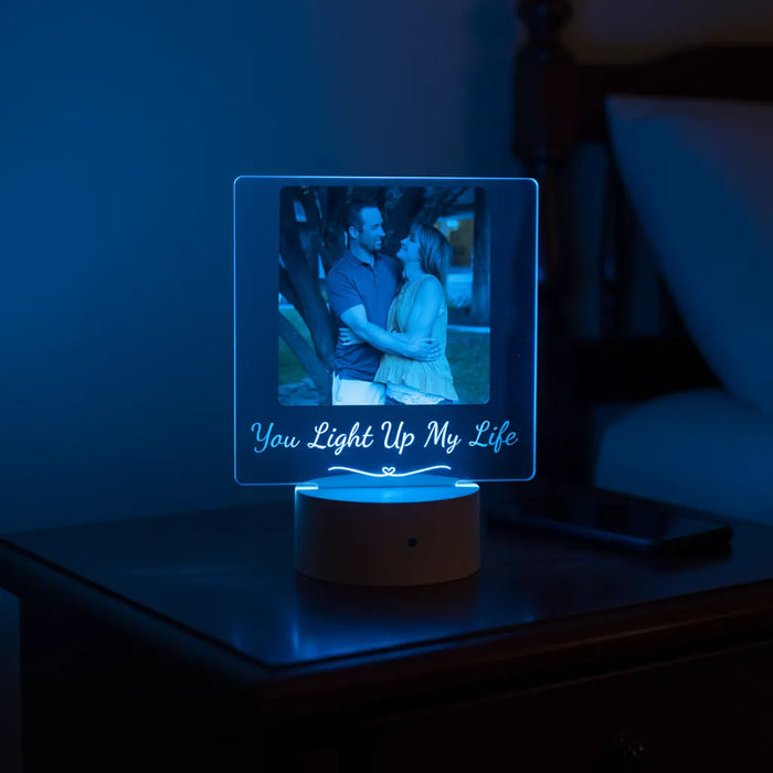 'You Light Up My Life' LED Night Light (You Can Personalise Me!)