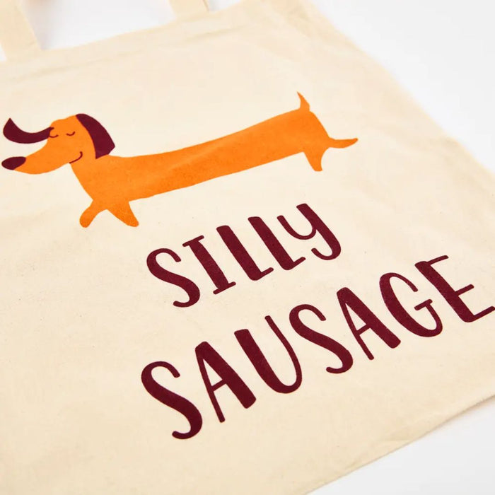 Silly Sausage Dog - Tote Bag