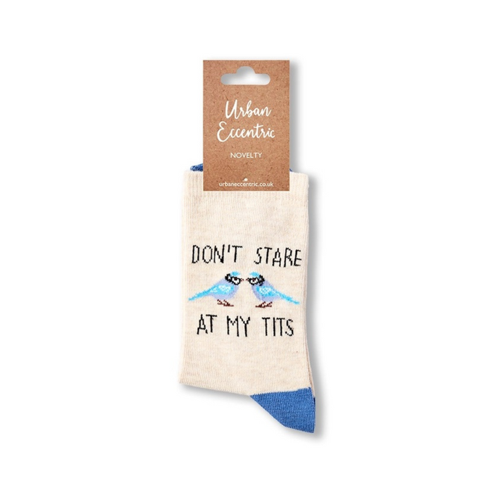 'Don't Stare At My Tits' Ladies Socks