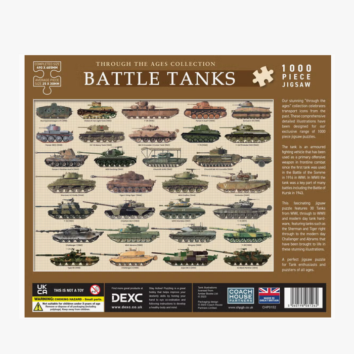 Tanks 1000 Piece Jigsaw Puzzle