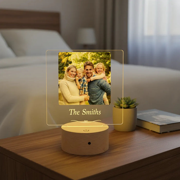 Family Photo LED Night Light (You Can Personalise Me!)
