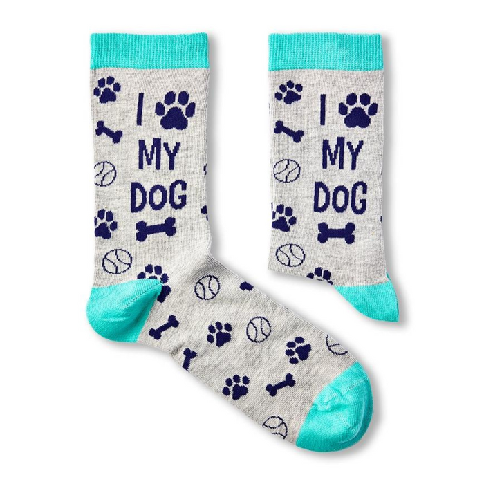 'I Love My Dog' Ladies Socks
