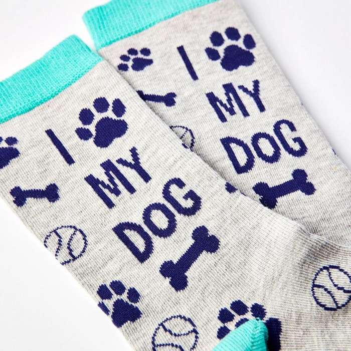 'I Love My Dog' Ladies Socks