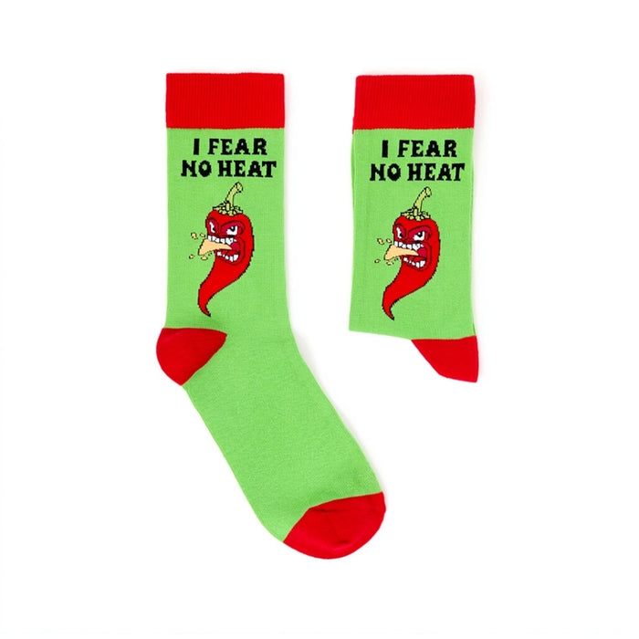 Unisex I Fear No Heat Socks Size 6 - 11 UK