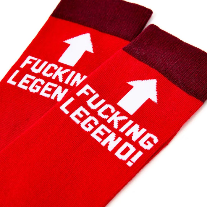 Unisex Red Legend Socks